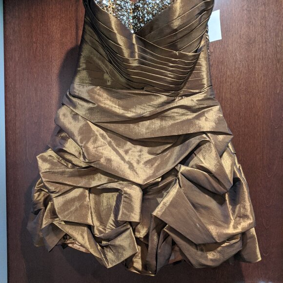 Aspeed Size 10/L Copper Prom Dress - Picture 2 of 8